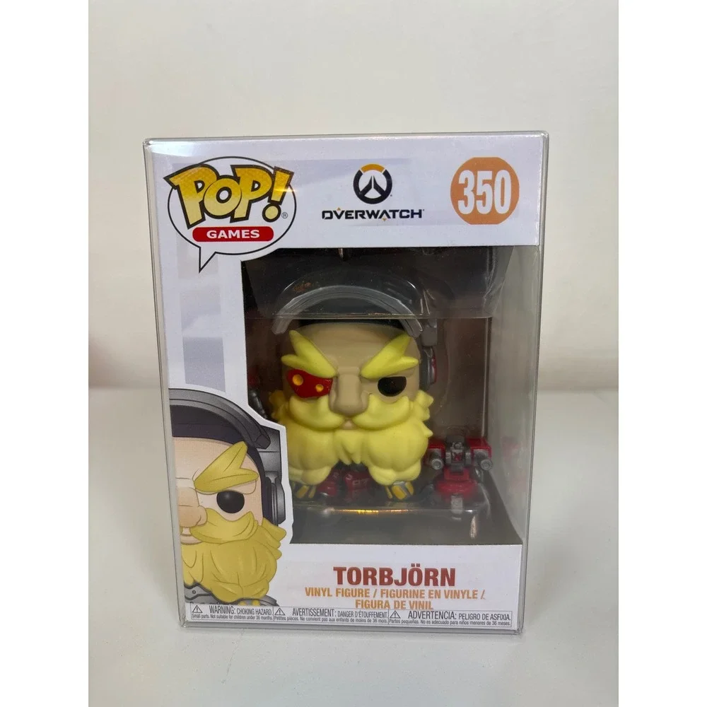 Funko Pop Games Overwatch Torbjorn Vinyl 350 Blizzard Entertainment Protector